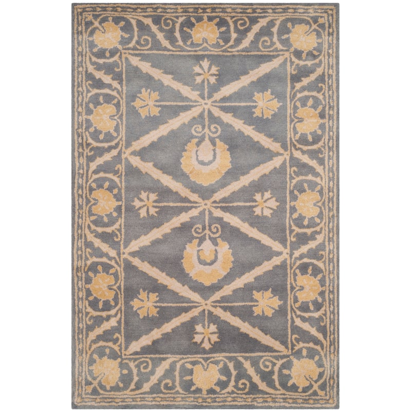SAFAVIEH Handmade Bella Berit Modern Floral Wool Rug