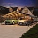 preview thumbnail 14 of 40, Outdoor Carport with Durable Galvanized Steel Roof , Multi-Functional Shelter, Carport for Cars, Boats, and Tractors