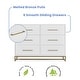 preview thumbnail 9 of 8, Jade 6 Drawer Dresser with Interlocking Drawer System
