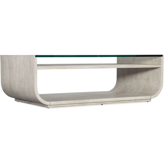 Hooker Furniture 6850-80410-80 Modern Mood 30" Wide Glass Top Oak - Diamond