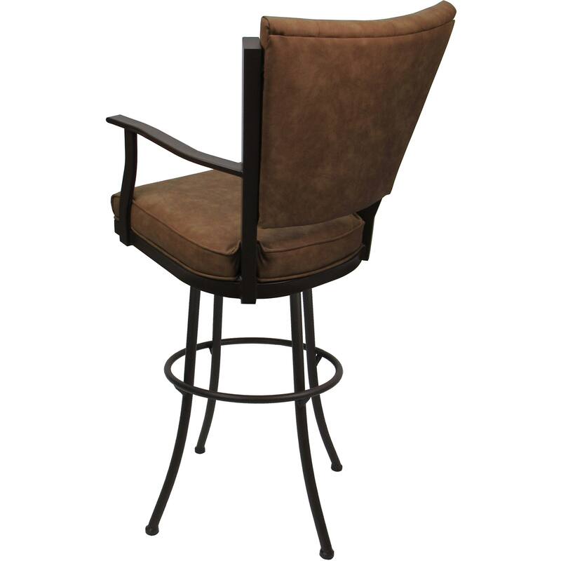 Swivel Extra Tall 34" (35") Metal Bar Stool Montana on Noam Base - 34" Seat