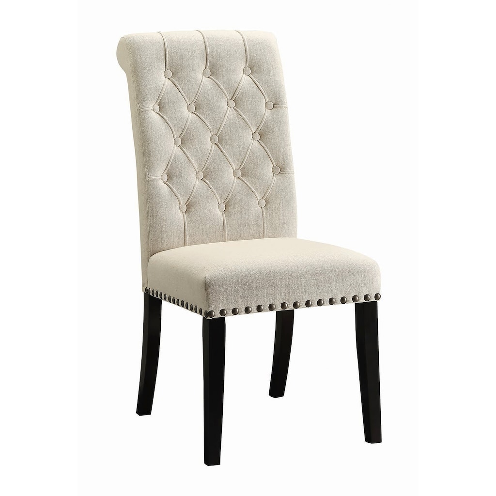 Letnitsa Cable Tufted Dining Side Chairs (Set of 2)