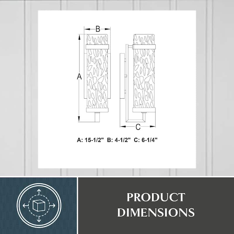 Vaxcel Lighting T0773 Filmore 16" Tall Outdoor Wall Sconce