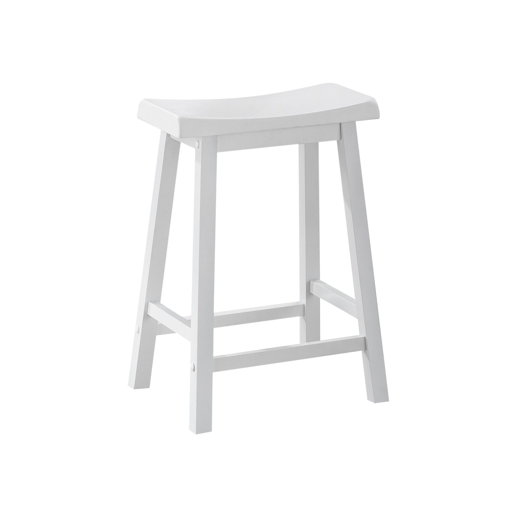 White saddle sales seat bar stools