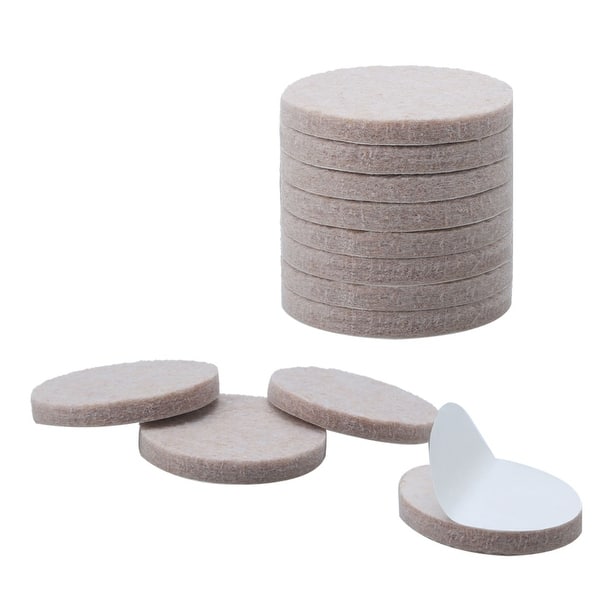 Uxcell Felt Furniture Pad Round 1 1/8 Self Adhesive Anti-Scratch Chair Protector 12pcs | Harfington
