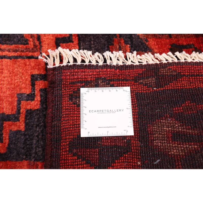 ECARPETGALLERY Hand-knotted Melis Vintage Light Red Wool Rug - 5'9 x 6'8