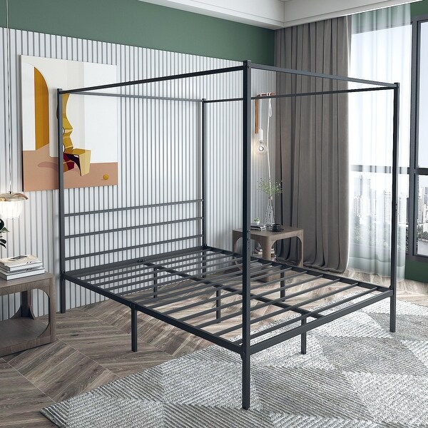 Canopy Bed Frame Queen Size Bed Bath Beyond 35651486