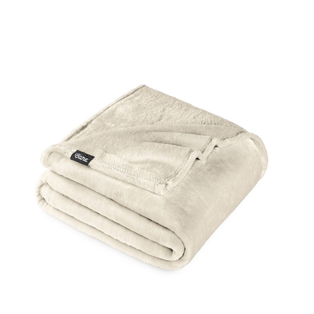 Bare Home Microplush Fleece Blanket - Ultra-Soft - Cozy Fuzzy Warm