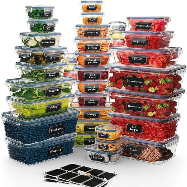 Freezer Containers for Food (72 Piece - 36 Pack)