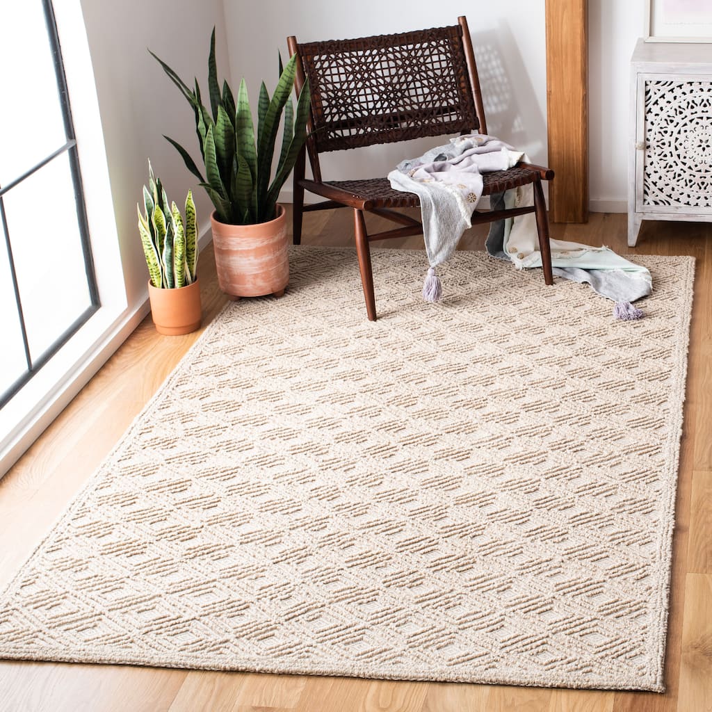 SAFAVIEH Handmade Trace Nikole Modern Wool Rug