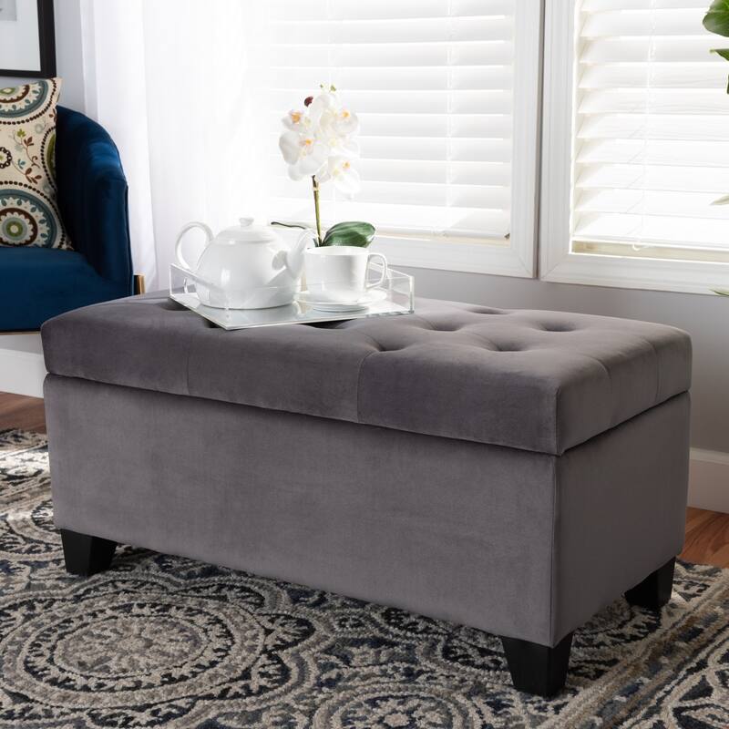 Copper Grove Wallersee Modern Upholstered Storage Ottoman