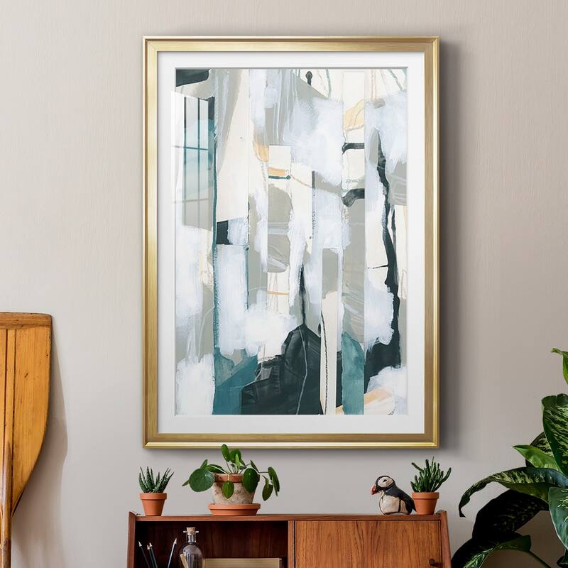 Sea Cavern Strata I Premium Framed Print - Ready to Hang