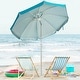 preview thumbnail 7 of 40, Costway 6.5 FT Patio Beach Umbrella Sun Shade Tilt Aluminum Sports