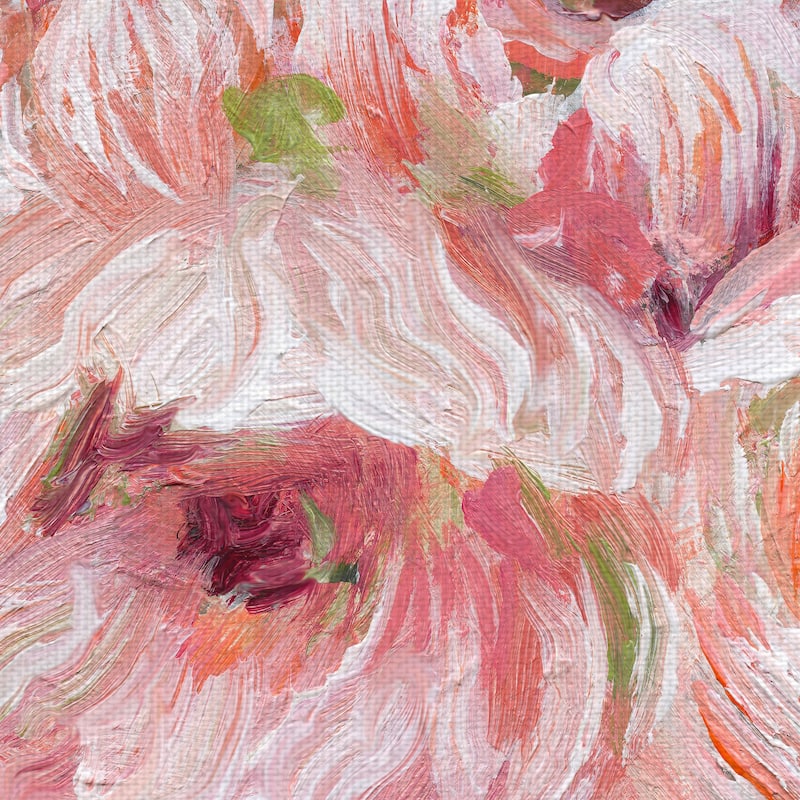 Sassy Bouquet Brush Bright by Galaxy of Graphics Canvas Art Print