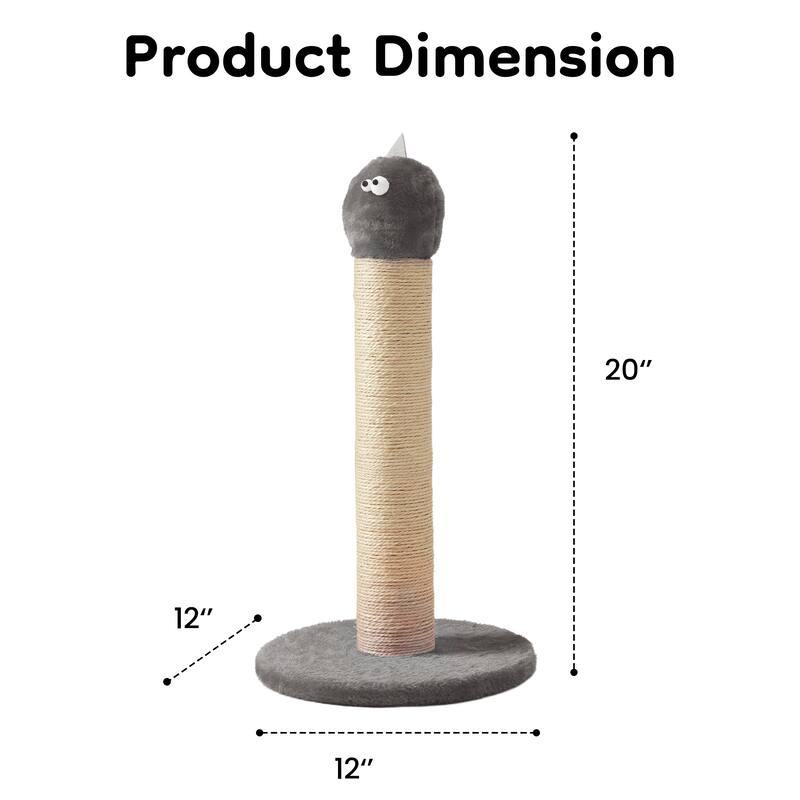 22" Monster-Shaped Cat Scratching Post