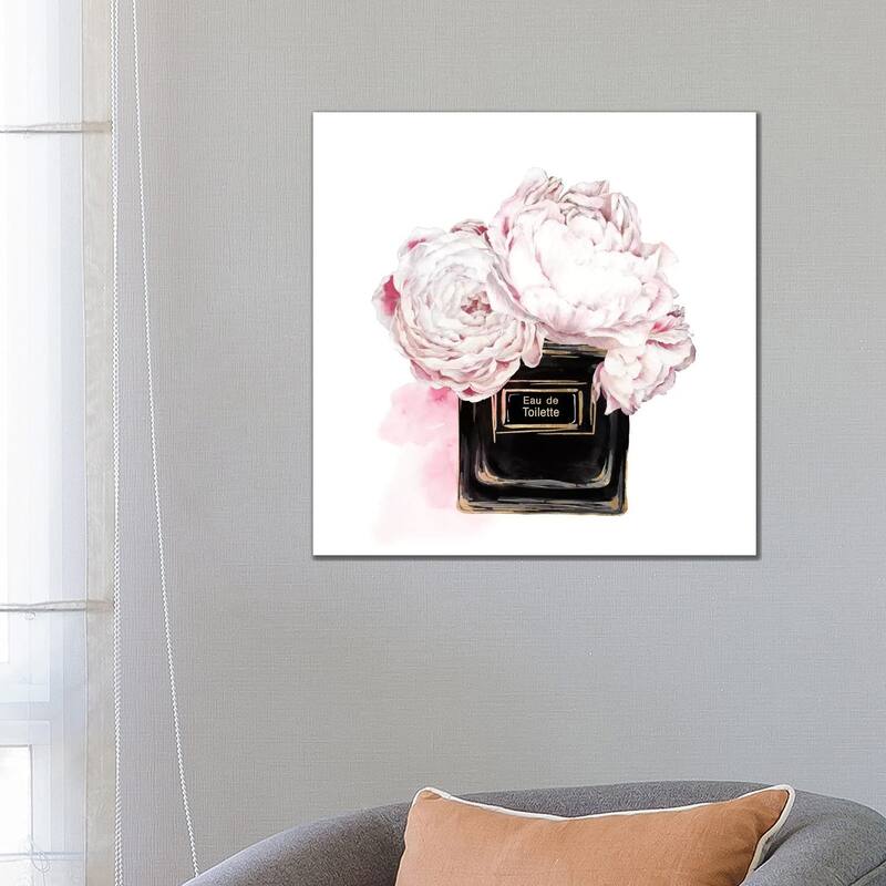 iCanvas "Eau de Toilette Noir " by Eva Watts Canvas Print - 26x26x1.5