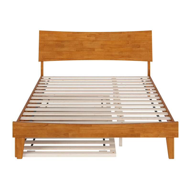 Phoenix Wood Platform Bed with Trundle