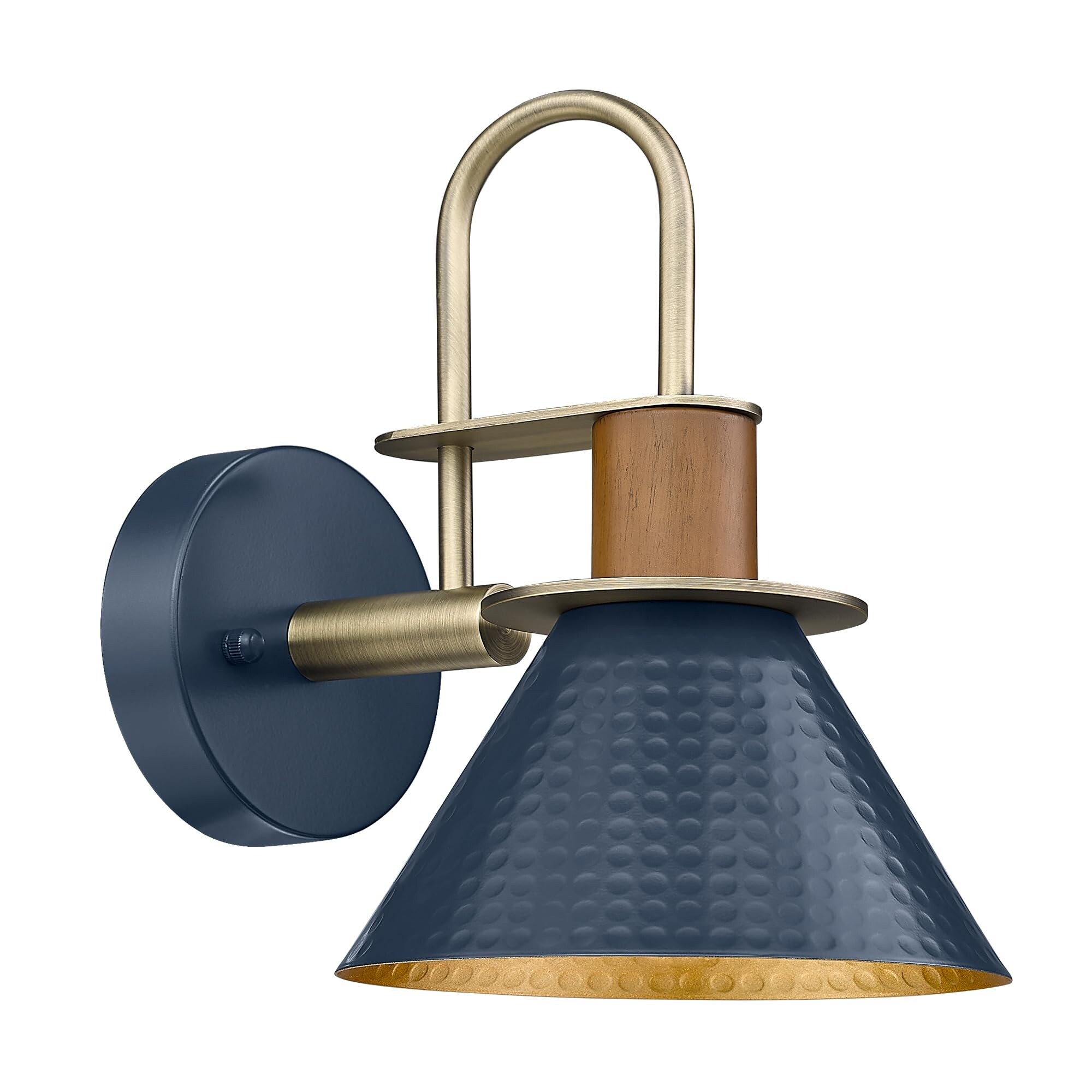 Rustic Gooseneck Wall Sconces Wall Light Hammered Metal Shade On Sale Bed Bath Beyond 39788283