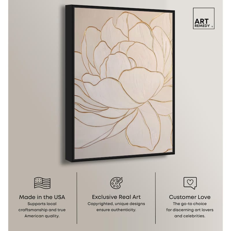 Sculpted Shards II Canvas by Art Remedy