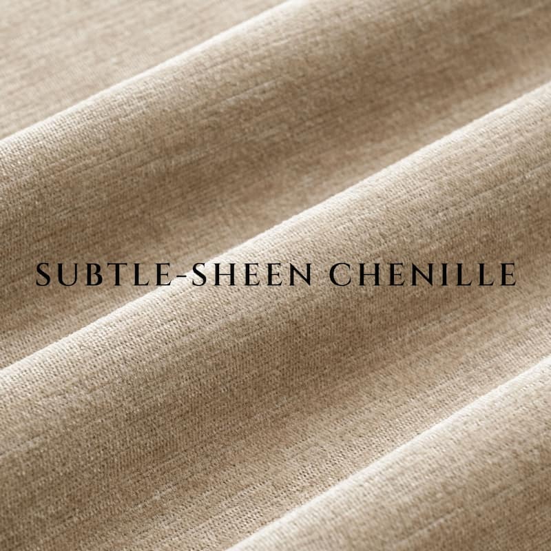 Chenille Upholstered Dining Armchair (Set of 2)