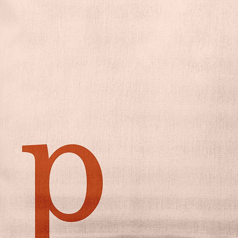 Modern Monogram Indoor/Outdoor Throw Pillow-P