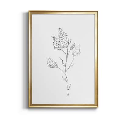 FLORAL SKETCH I Premium Framed Canvas - Ready to Hang