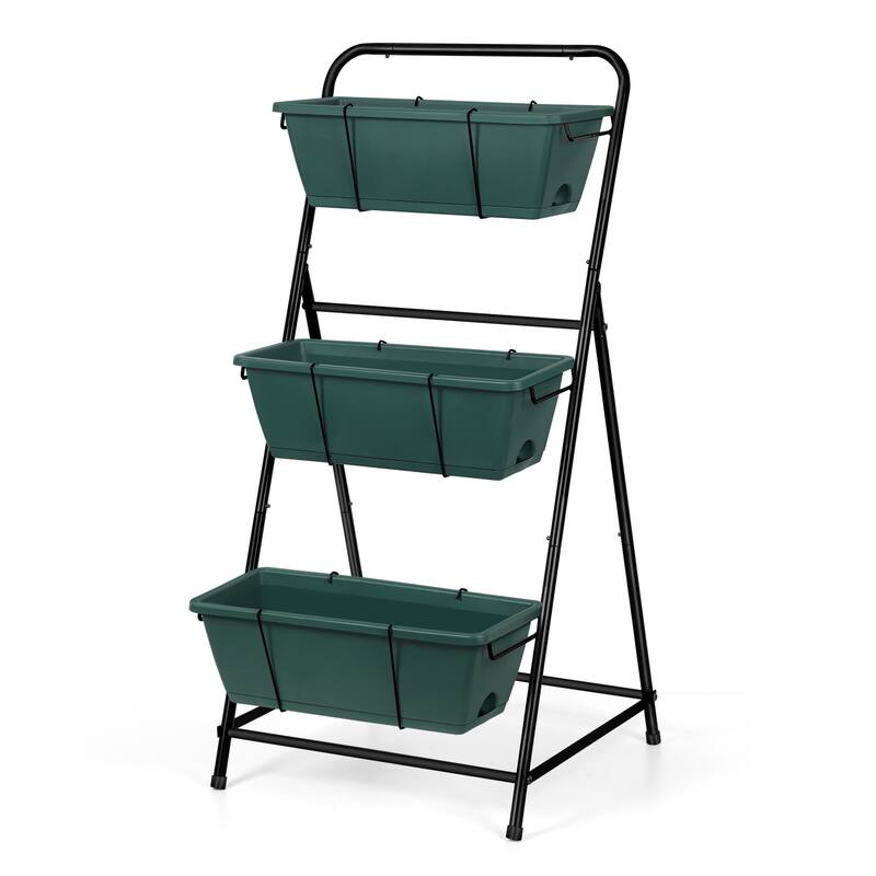 3 Tier Vertical Raised Garden Bed - 3 Tier - Green