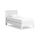 preview thumbnail 25 of 32, Signature Design by Ashley Hallityn White Panel Platform Bed