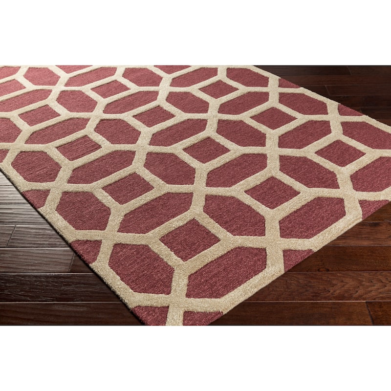 Hand-Tufted Korolevu Wool Area Rug