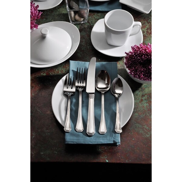 Oneida 18/10 Stainless Steel Lido Dinner Forks (Set of 12) - Bed