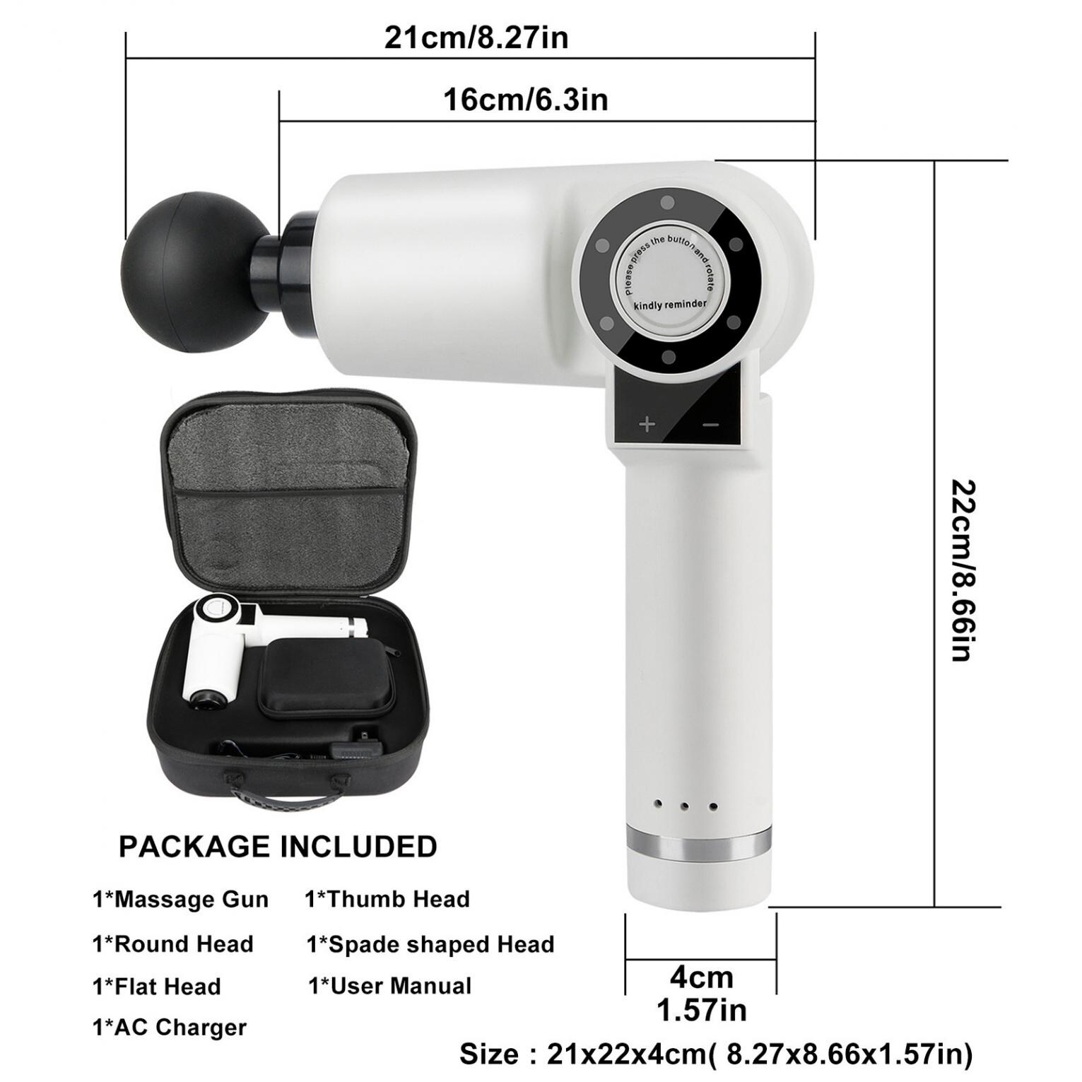 Percussion Massage 5 Tips Vibration Muscle Body Therapys Massager Recovery  - Bed Bath & Beyond