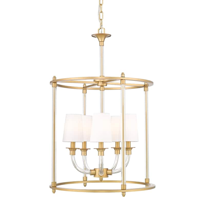 Z-Lite 1950-5C Katerina 5 Light 20" Wide Chandelier - Rubbed Brass