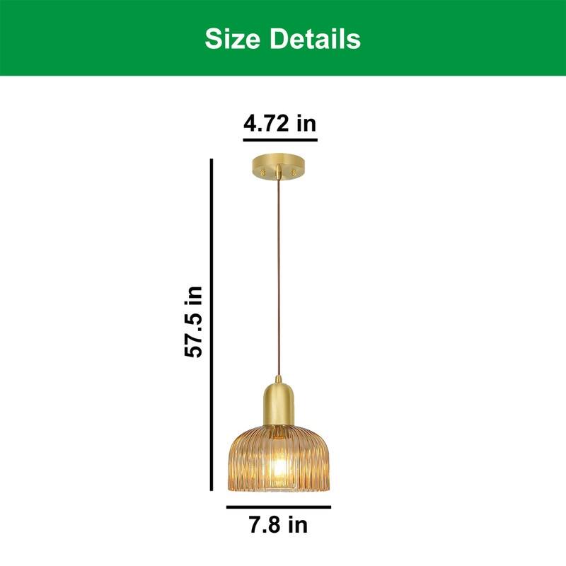 Vintage island lights gold pendant light glass hanging light