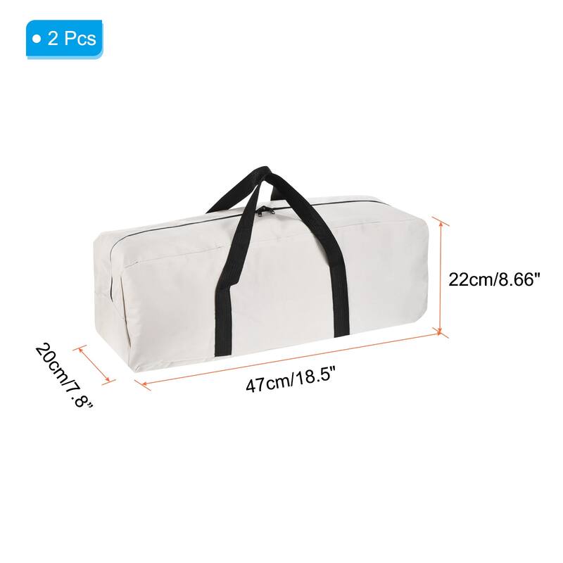 2Pcs Storage Duffle Bag Oversize Waterproof Travel Bag with Handle