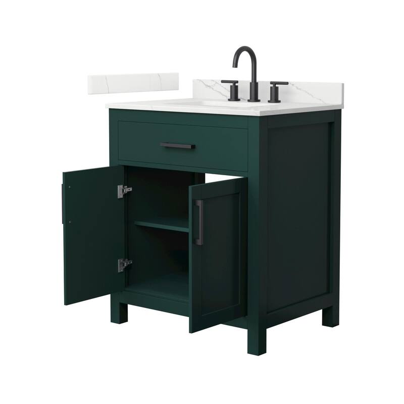 Wyndham Collection WCG2424-30S-QTZ-US3MXX Beckett 30" Free Standing