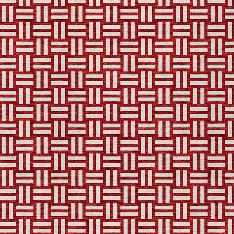 HomeRoots Geometric Transitional Rectangle Outdoor Rug
