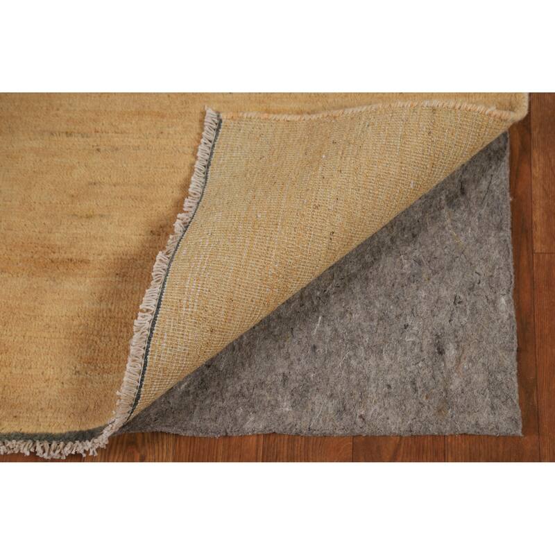 Modern Gabbeh Oriental Foyer Rug Handmade Tribal Wool Carpet - 3'5"x 4'10"