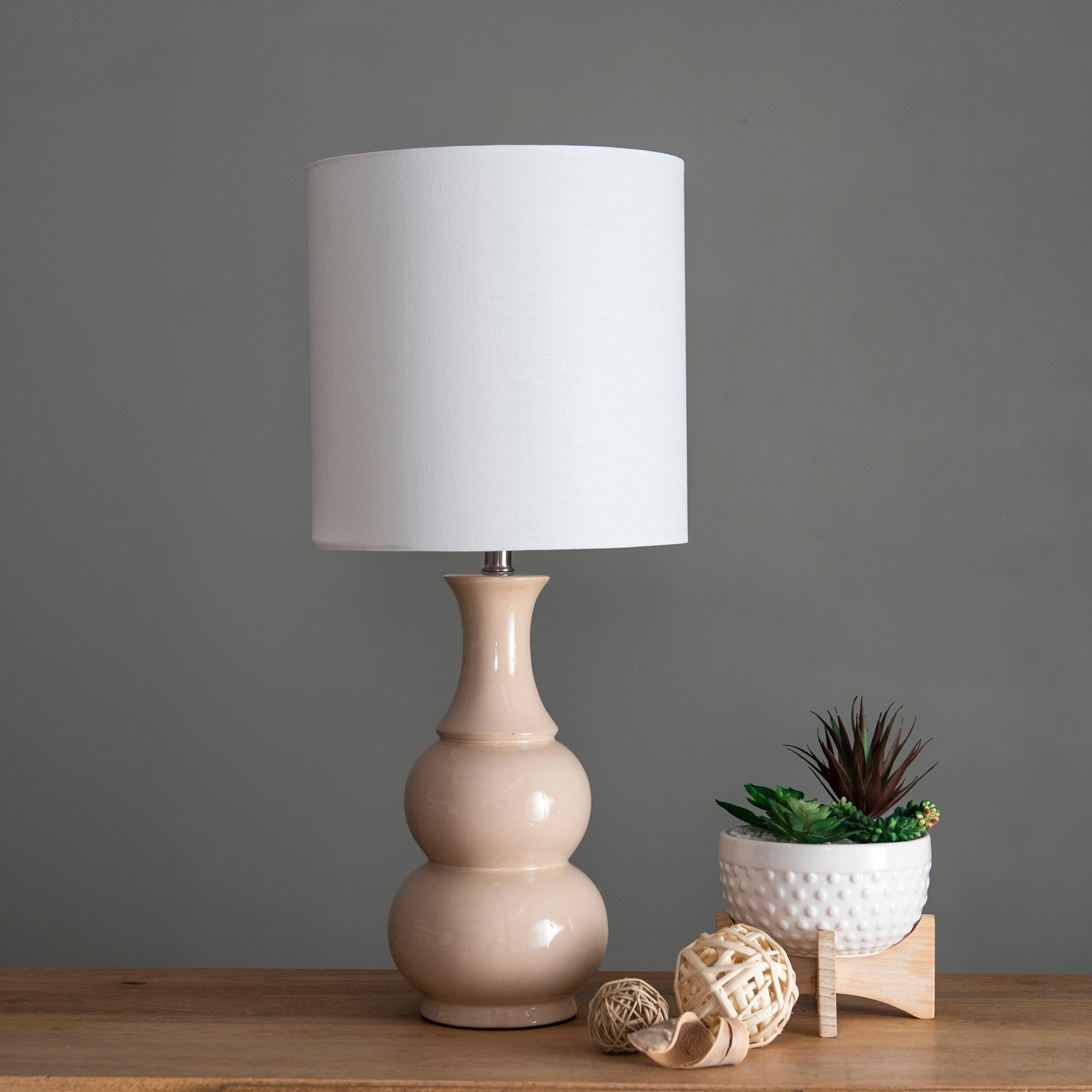 Nuloom 29 Samantha Ceramic Gourd Linen Shade Table Lamp Overstock 27621351 At age nineteen samantha moved to denver, colorado and attended the aveda institute, where she studied esthetics and received a license to. nuloom 29 samantha ceramic gourd linen shade table lamp