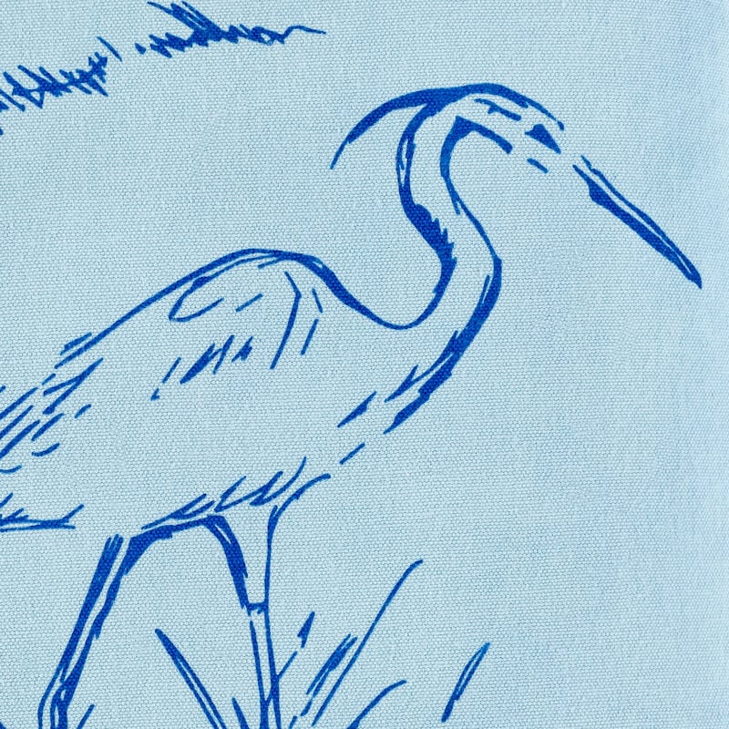 Artistic Weavers Heron Ice Blue Nature Throw Pillow