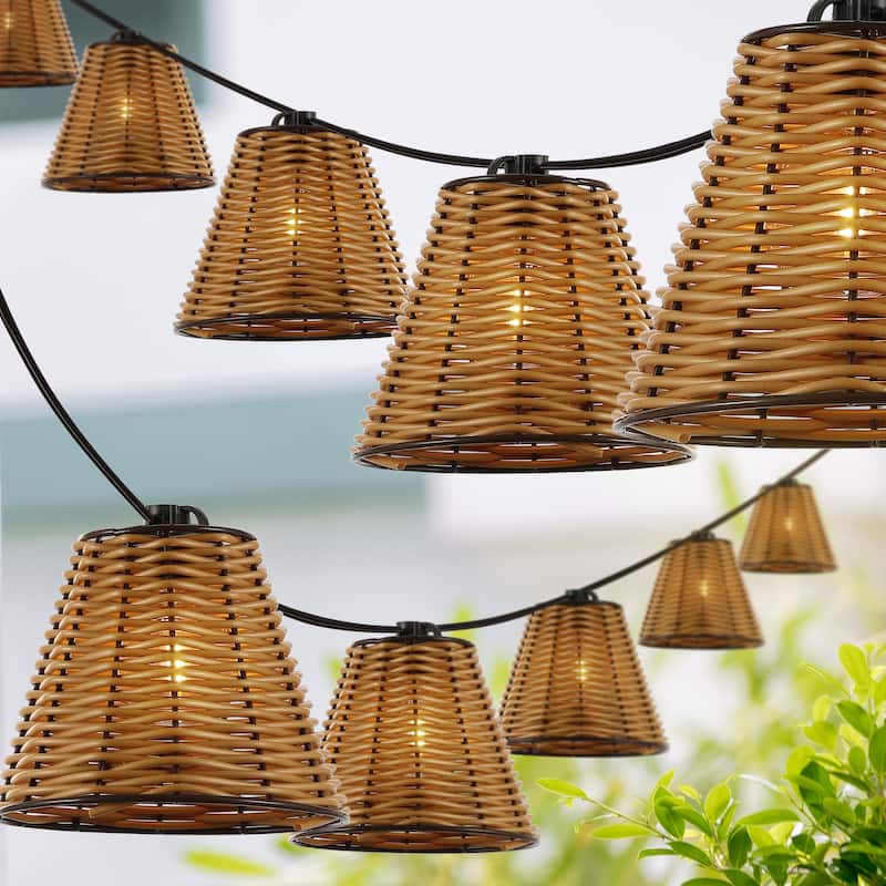 JONATHAN Y 10 ft G40 String Lights - 10 Bulbs, Indoor/Outdoor Use