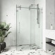 preview thumbnail 85 of 97, VIGO Winslow Frameless Sliding Shower Enclosure