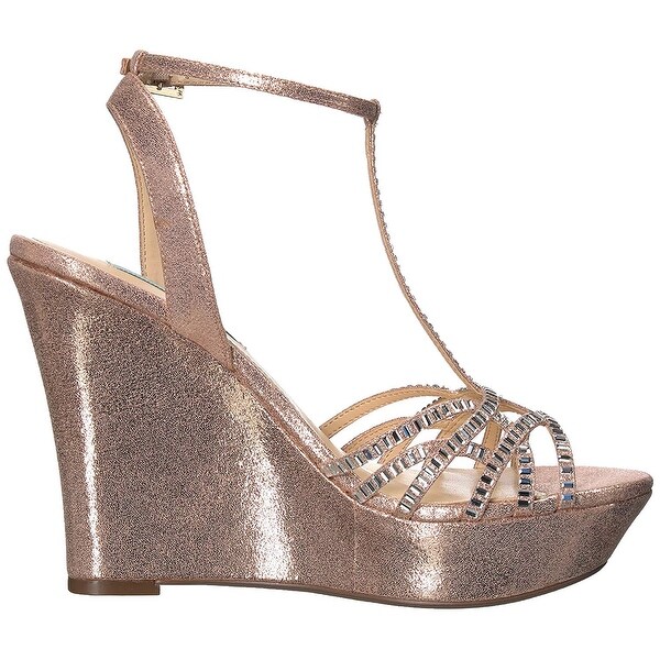 blue by betsey johnson wedge