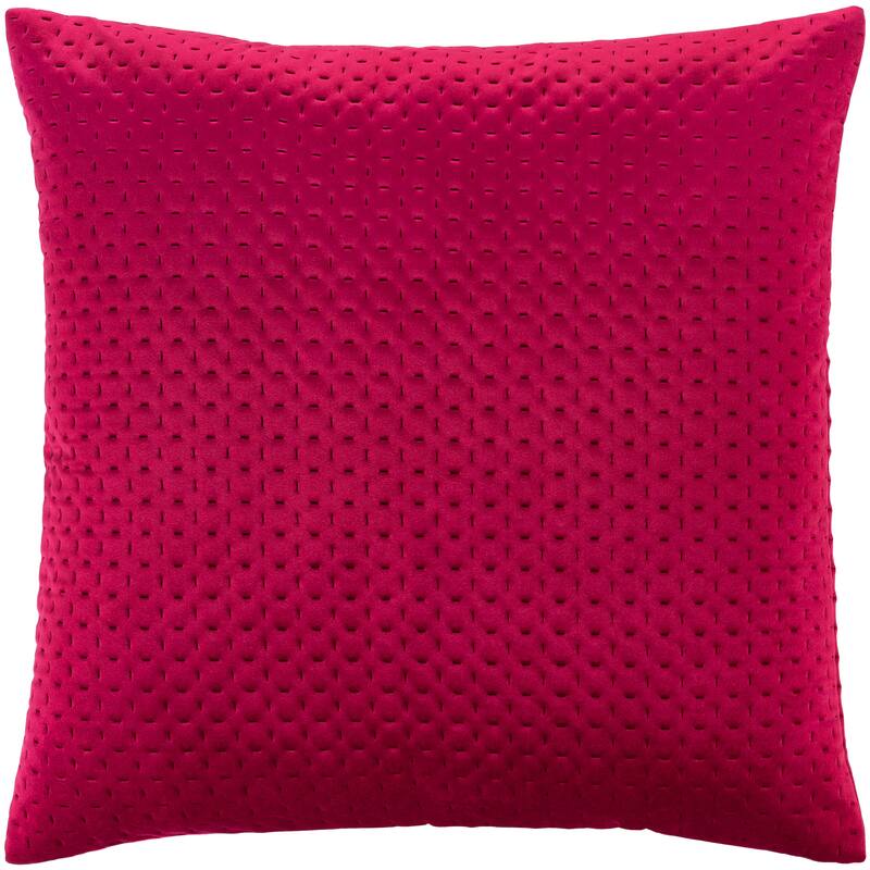 The Curated Nomad Sawyer Velvet Stitched 20-inch Throw Pillow Cover
