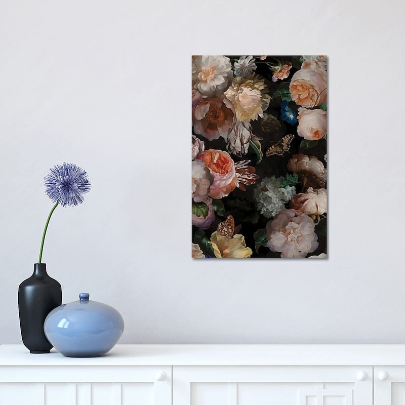 iCanvas "Dutch Antique Flowers Ii" by UtArt Canvas Print - 18x12x1.5