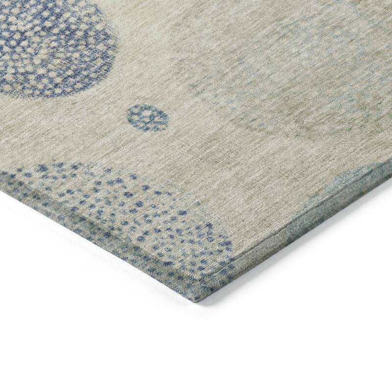 HomeRoots Geometric Transitional Rectangle Outdoor Rug