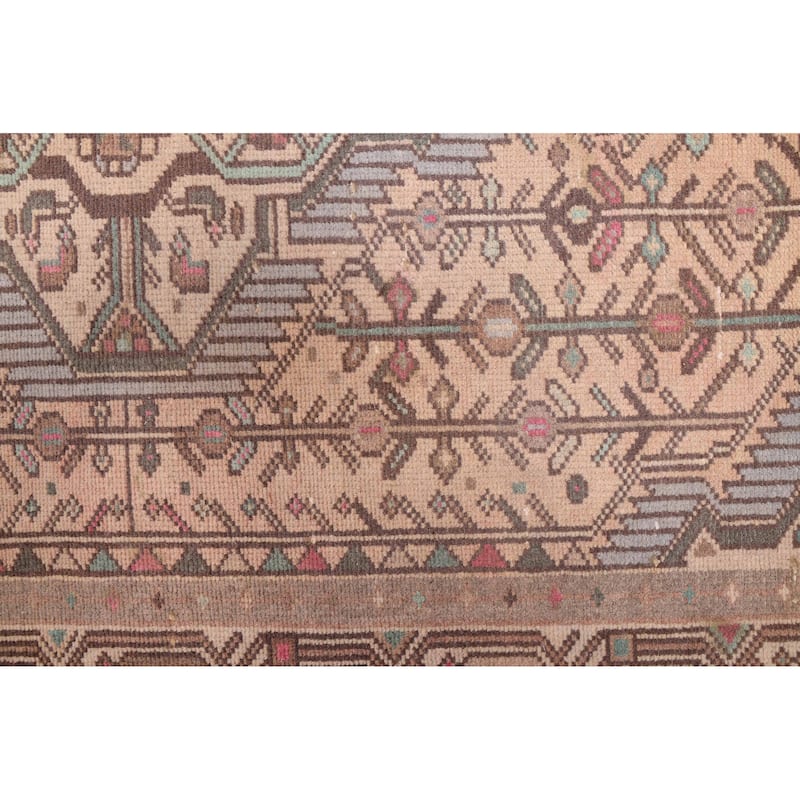 ECARPETGALLERY Hand-knotted Antalya Vintage Beige Wool Rug - 2'6 x 4'0