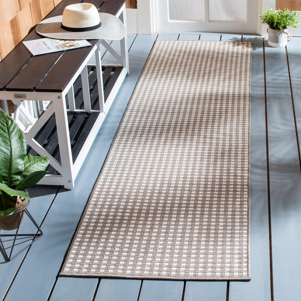 SAFAVIEH Lakeside Nexhmie Indoor/ Outdoor Waterproof Patio Backyard Rug
