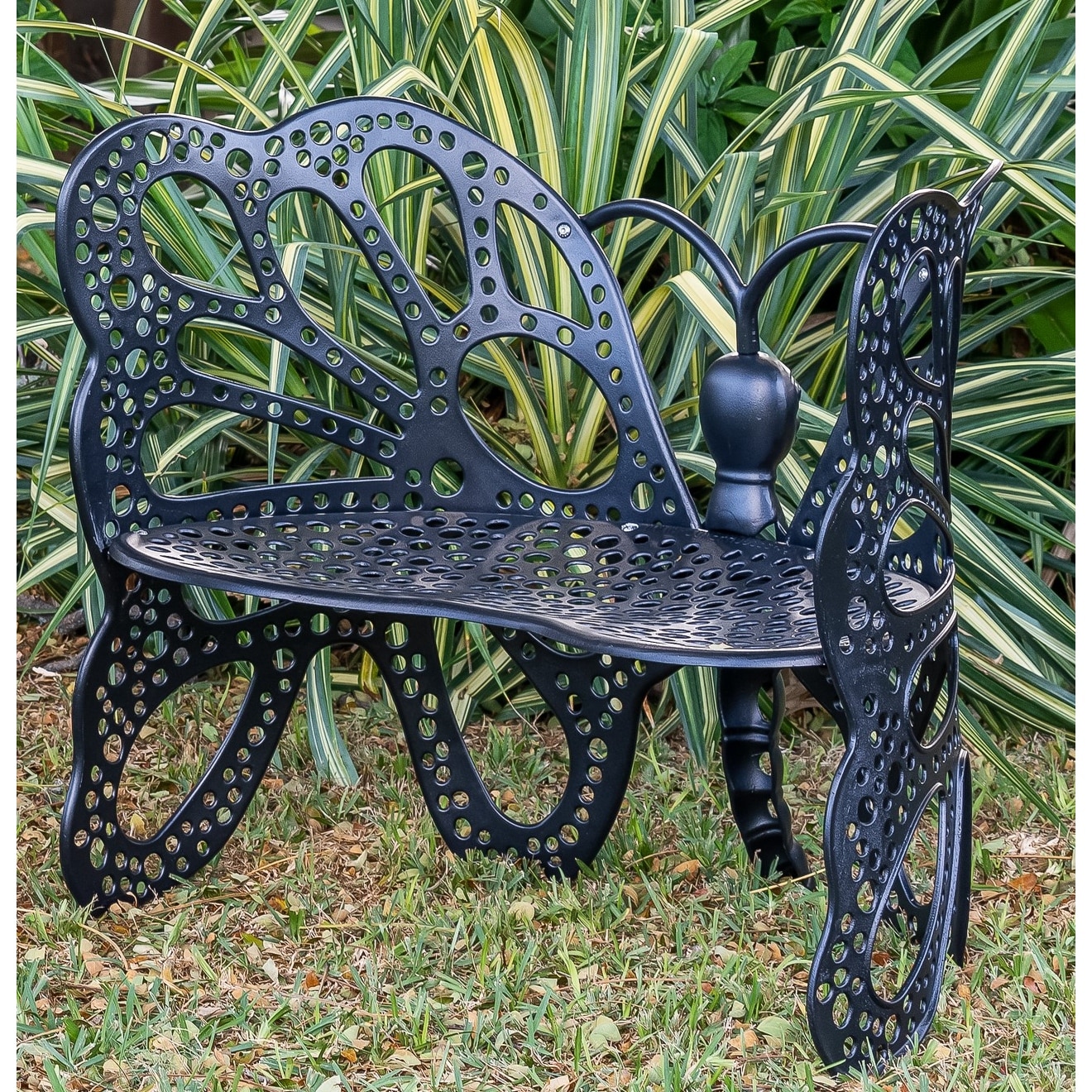 Black butterfly bench shop