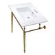 Option White / Brushed Brass