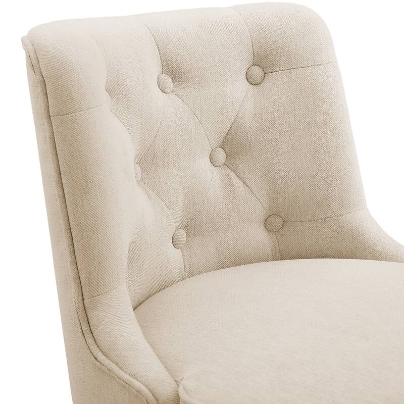 Modern 26 in. Barstool Counter Height Stool Upholstered Swivel Bar Stool with Back